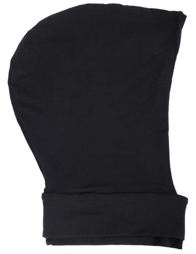 Raf Simons Logo-embroidered Balaclava Hat In Black