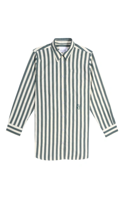 Shop Yaitte Exclusive Buoy Striped Shirt In Green