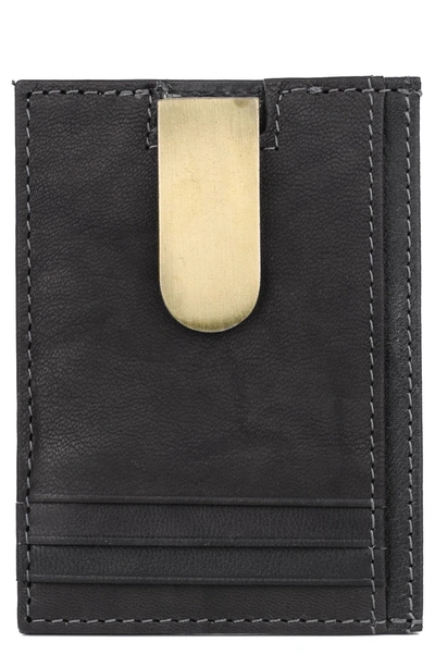 Buxton J. Hunt Front Pocket Wallet In Black