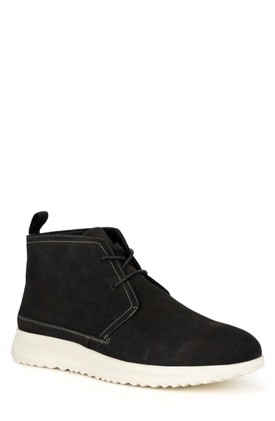 Reserve Footwear Baryon Leather Chukka Boot In Black