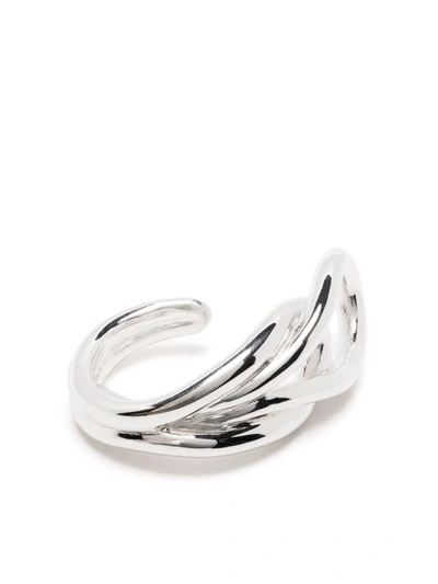Shop Annelise Michelson Liane Polished Ring In Silber