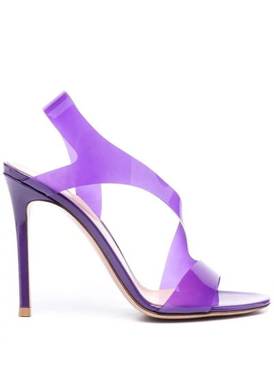 Shop Gianvito Rossi Metropolis Open-toe Sandals In Violett
