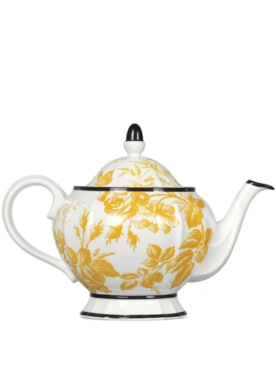 Shop Gucci Herbarium Tea Pot In Weiss