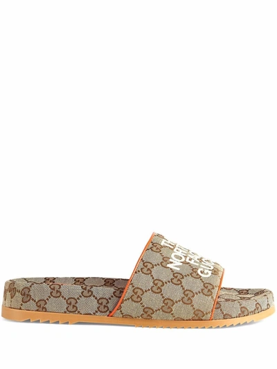 Nude gucci deals slides