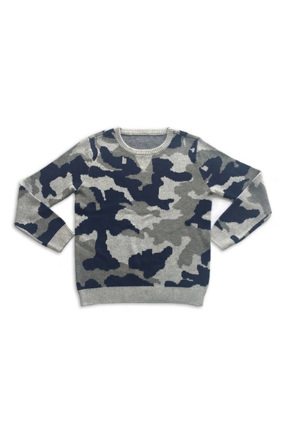 Shop Bear Camp Camo Print Sweater In Grey Camo