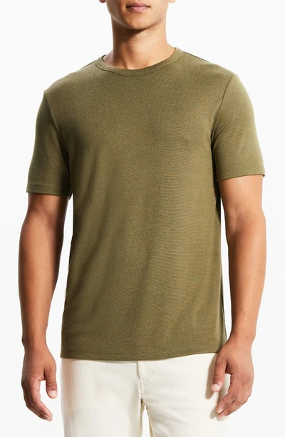 Shop Theory Anemon Essential Solid T-shirt In Dark Olive