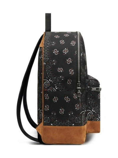 Shop Amiri Classic Bandana Backpack, Black