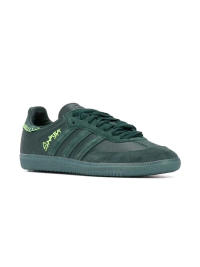 Shop Adidas Originals X Jonah Hill Samba Sneaker, Green Night