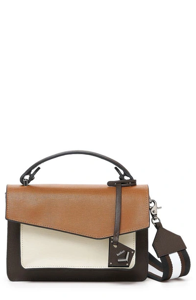 Shop Botkier Cobble Hill Leather Crossbody Bag In Coffee Combo