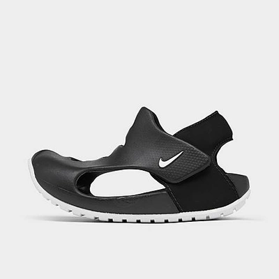Shop Nike Kids' Toddler Sunray Protect 3 Slide Sandals In Black/white