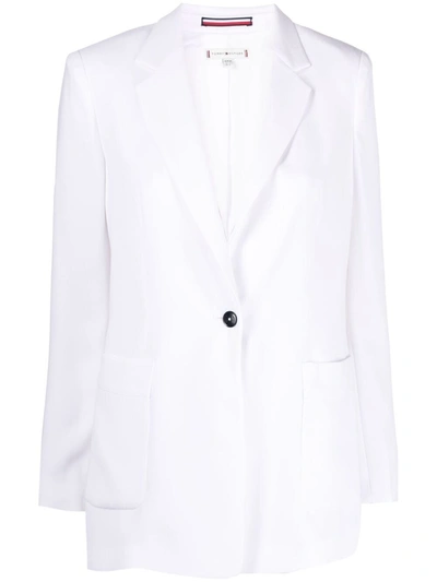 Shop Tommy Hilfiger Jacket In White