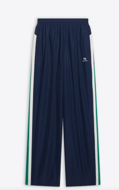 Shop Balenciaga Pants In Blue