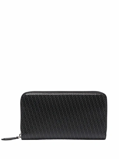 Shop Fendi Leather Wallet In Black