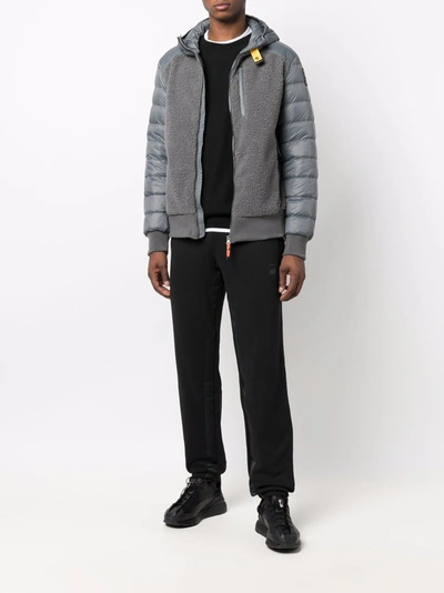 Shop Parajumpers Coats Black In Grey