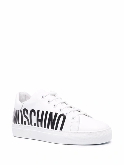 Shop Moschino Sneakers White