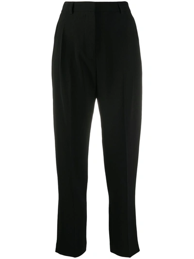 Shop Alberto Biani Cady Skinny Trousers In Black