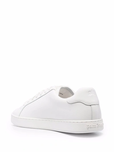 Shop Palm Angels Teddy Bear Sneakers In White