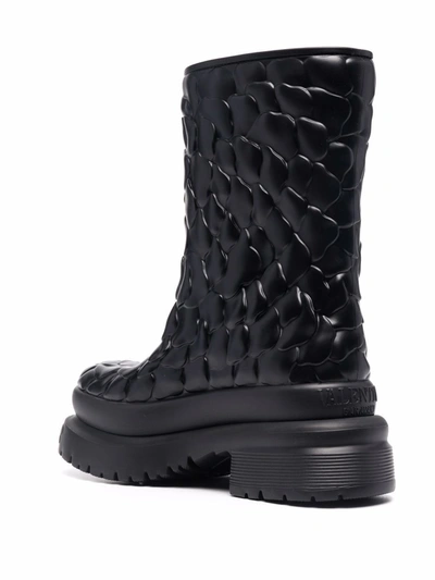 Shop Valentino Atelier Rose Edition 03 Boots In Black