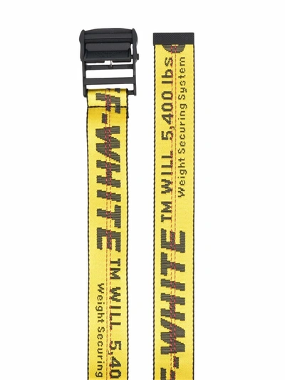 Shop Off-white Industrial Belt In Yellow