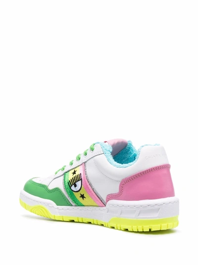 Shop Chiara Ferragni Low Cf1 Sneakers In Multicolor