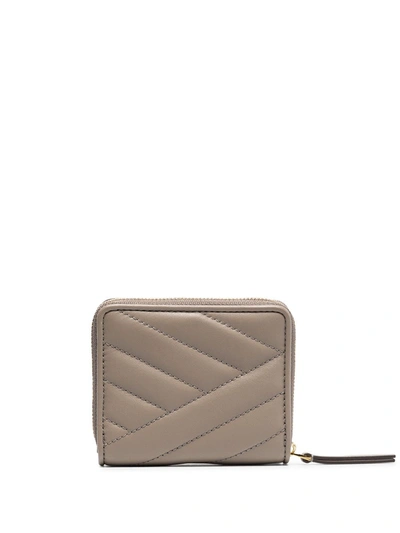 Shop Tory Burch Kira Bifold Wallet In Grey