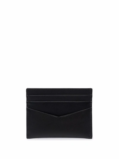 Shop Givenchy Leather Card Holder In Black