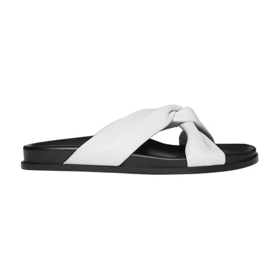 Shop Elleme Tresse Sandal In Black White
