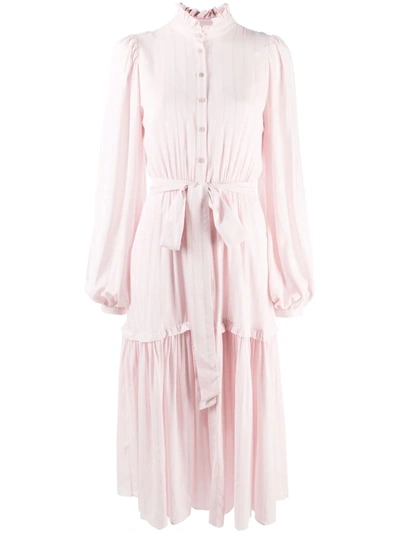 Shop Temperley London Marsha Shirt Dress In Pink