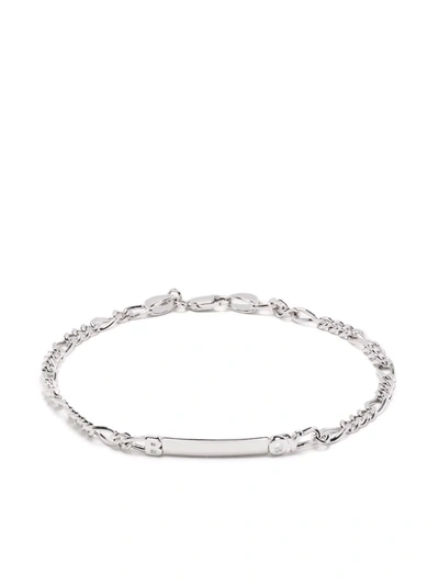 Shop Maria Black Boy Chain-link Bracelet In 银色