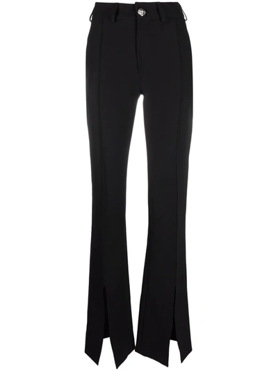 Shop Philipp Plein Cody High-waisted Trousers In Black