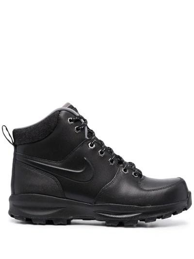 Shop Nike Manoa Boots In Black