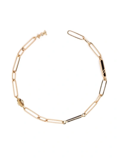 Shop Maria Black Wild At Heart Chain Bracelet In Gold