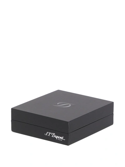St Dupont Ligne 2 Two-tone Lighter In Black