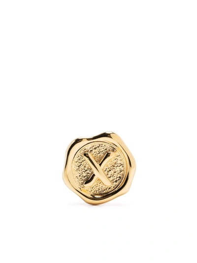 Shop Maria Black Pop X Coin Pendant In Gold