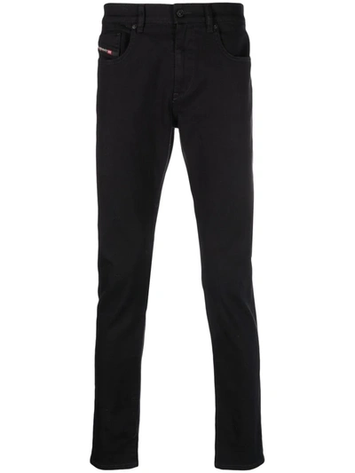 Diesel D-macs Straight-leg Jeans In Black