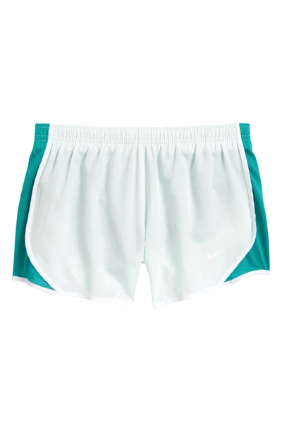 Shop Nike Dry Tempo Running Shorts In Barley Green/nept Green/ White