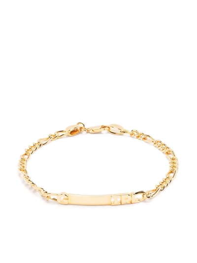 Shop Maria Black Girl Chain Bracelet In Gold