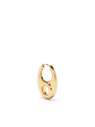 Shop Maria Black Vogue Two-tone Earring In Gold