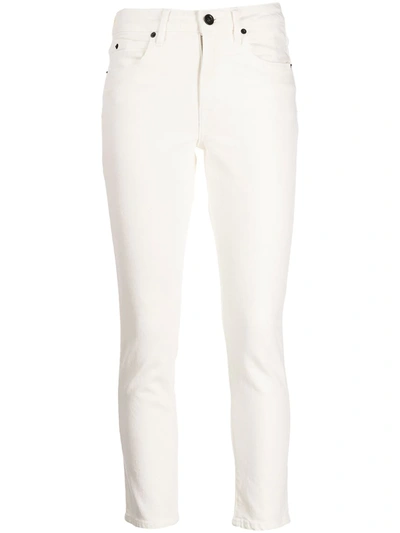 Slvrlake Slim Cropped Jeans In White