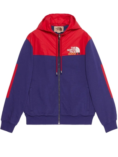 Shop Gucci X The North Face Hoodie In Purple