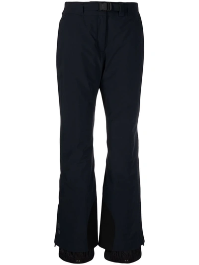 Shop Moncler Flared Ski Trousers In Black