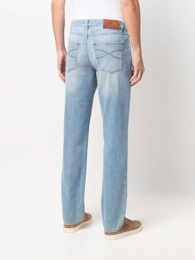 Shop Brunello Cucinelli Denim Jeans In Blue