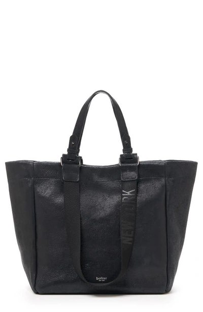 Shop Botkier Bedford Leather Tote In Black