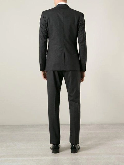 Shop Dolce & Gabbana Classic Three-piece Suit In Grey