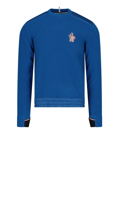 Shop Moncler Sherpa Fleece Sweatshirt