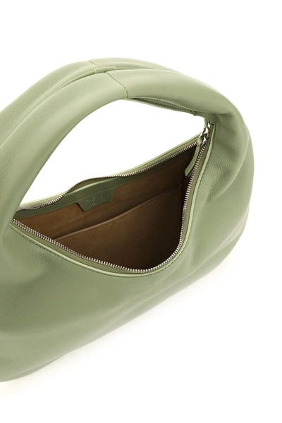 The Row Everyday Leather Shoulder Bag in Green