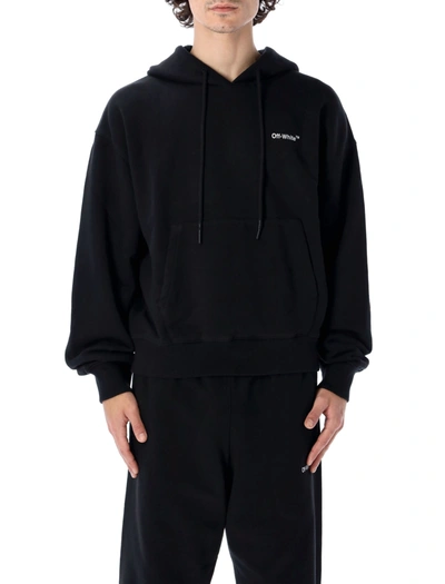 Shop Off-white Off White Caravaggio Arrow Over Hoodie In Black