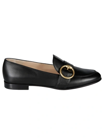 Shop Gianvito Rossi Nayla Loafers In Nero