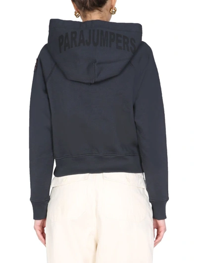 Shop Parajumpers Women's Blue Other Materials Sweatshirt