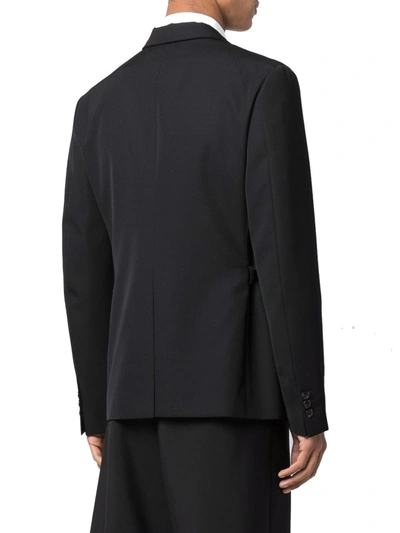 Shop Prada Men's Black Wool Blazer